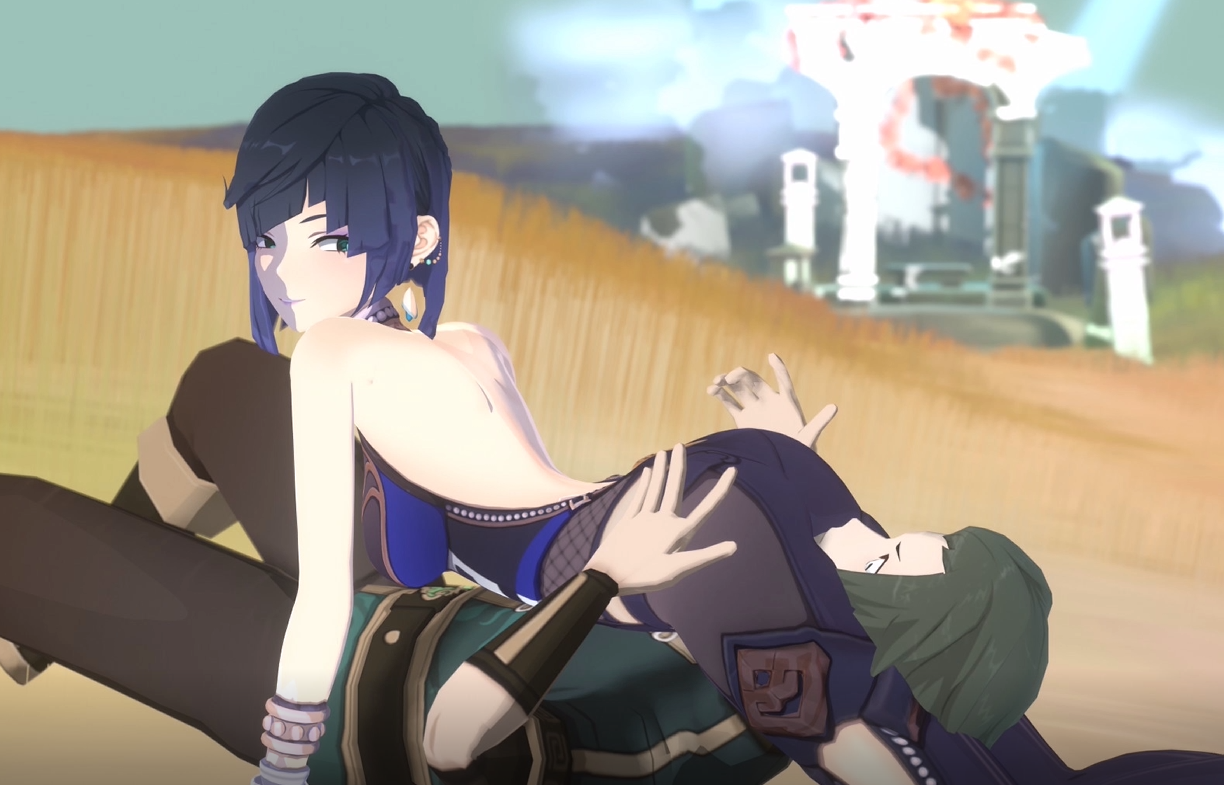 【原神/抖M】原神夹脖子窒息(1) 【6v/155M】